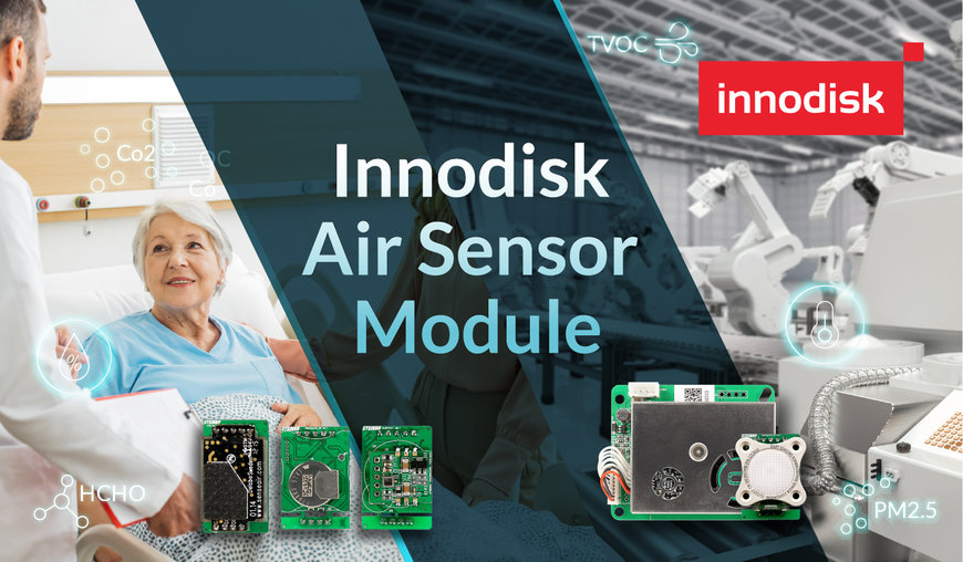 Innodisk présente sa solution de capteur d’air industriel permettant d’ajouter de la valeur à toute application Edge AI
